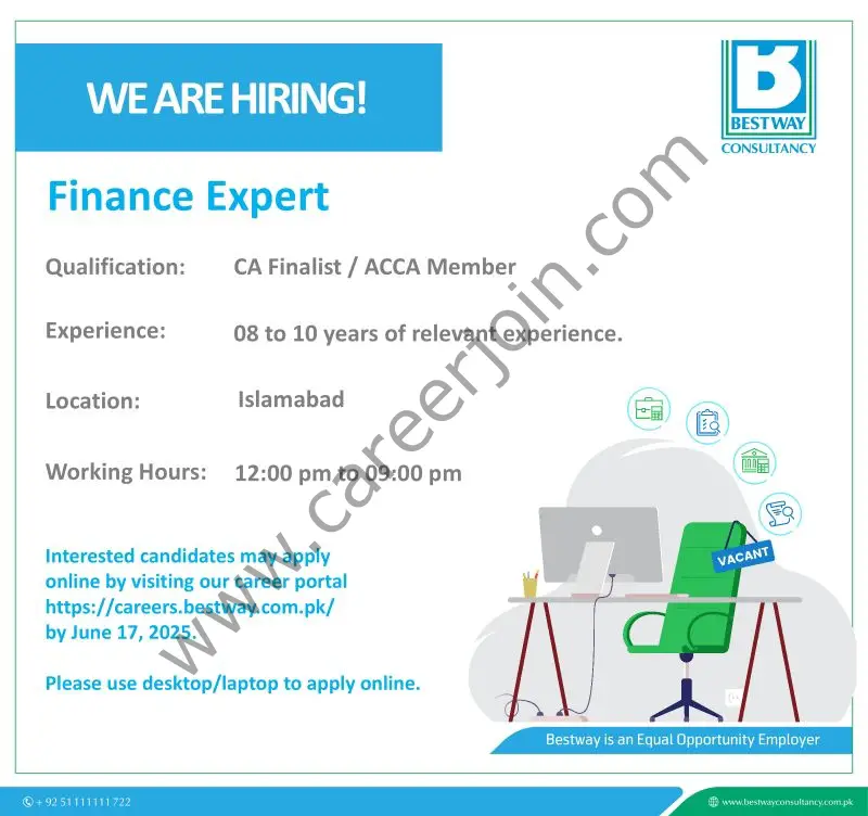 Bestway Consultancy Jobs Finance Expert