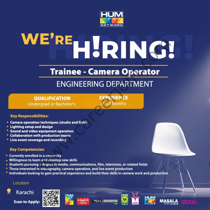 HUM Tv Network Jobs June 2025