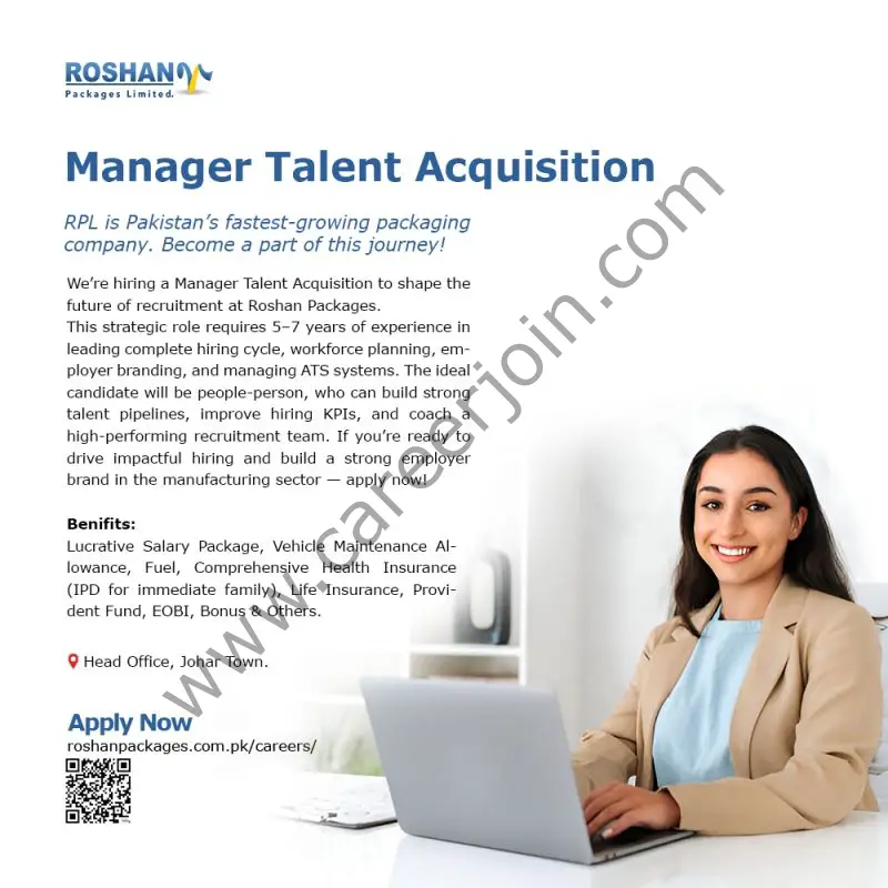 Roshan Packages Limited Jobs June 2025