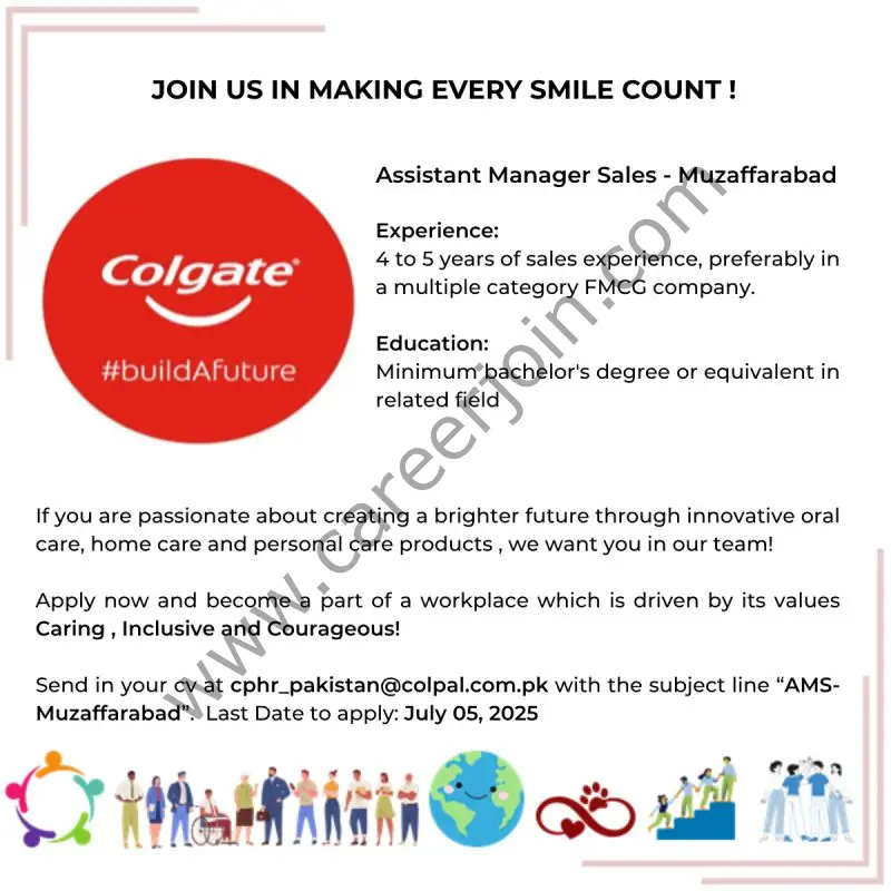 Colgate Palmolive Pakistan Jobs Assistant Manager Sales