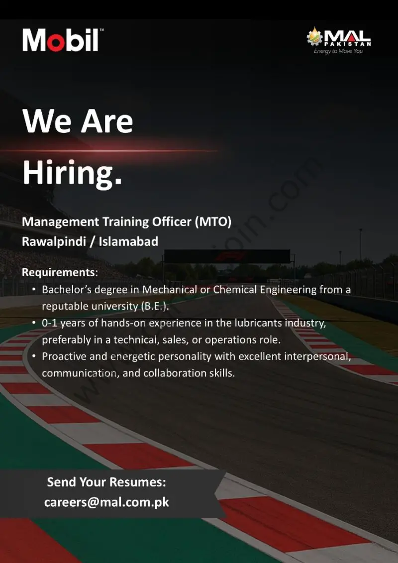 MAL Pakistan Limited Jobs July 2025