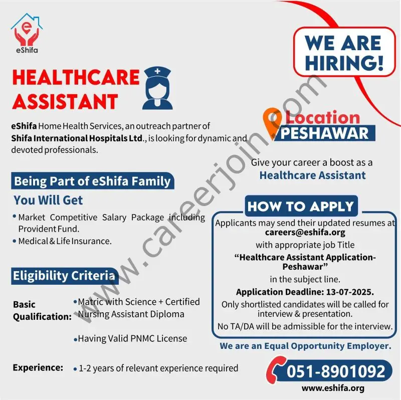 eShifa Jobs July 2025